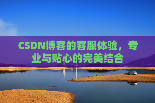 CSDN博客的客服体验，专业与贴心的完美结合